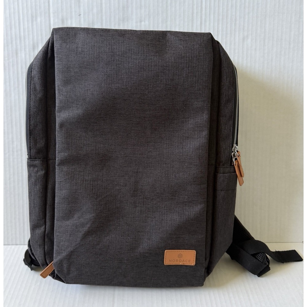 NORDACE Siena Smart Backpack Charcoal Gray USB Charging Port Laptop Travel